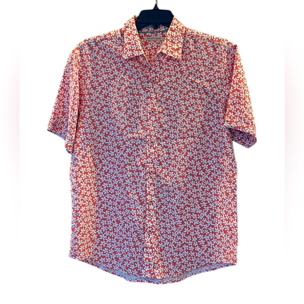 NWOT - Age of Wisdom Floral Button Down Shirt